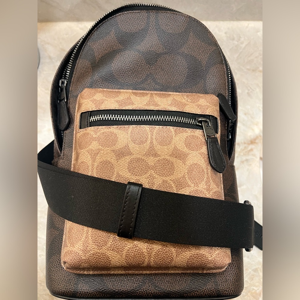 Mini Coach leather backpack-new without tags